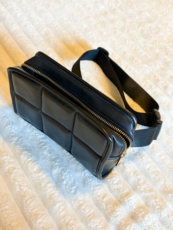 Amanda Uprichard Handbags - Black Fanny Pack - Perfect for Concerts, Festivals or Sporting Events